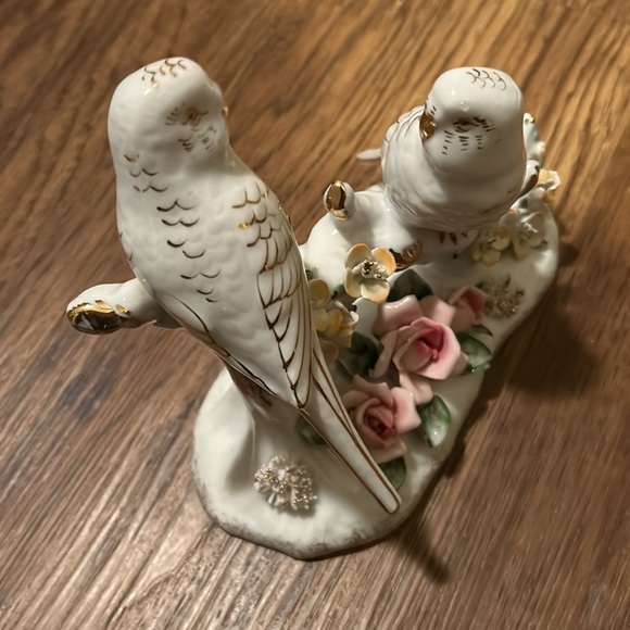 Vintage Norcrest parakeets on branch 1950’s - Picture 2 of 6